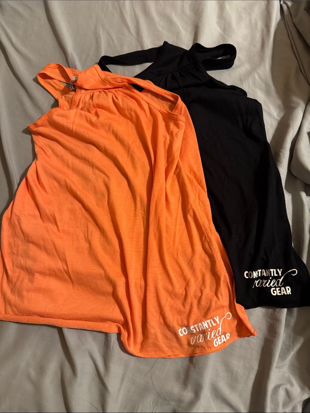 Constantly varied gear - Racerback Tank Tops - Orange and Black - Picture 2 of 5